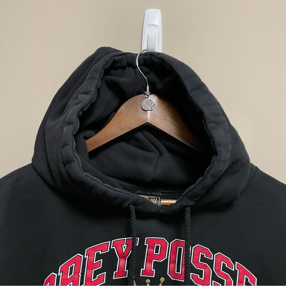 Obey Worldwide Vintage Black Hoodie Men’s Medium - Picture 3 of 12